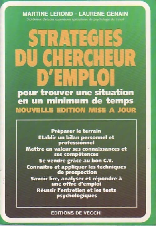 Stratégies du chercheur d'emploi - Laurène Genain