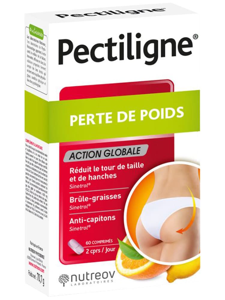 Nutreov Pectiligne Perte de Poids - Action Globale - 60 Comprimés